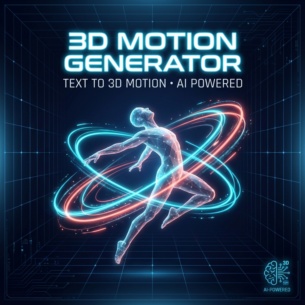 3D Motion Generator - Text to 3D Motion Generator Online